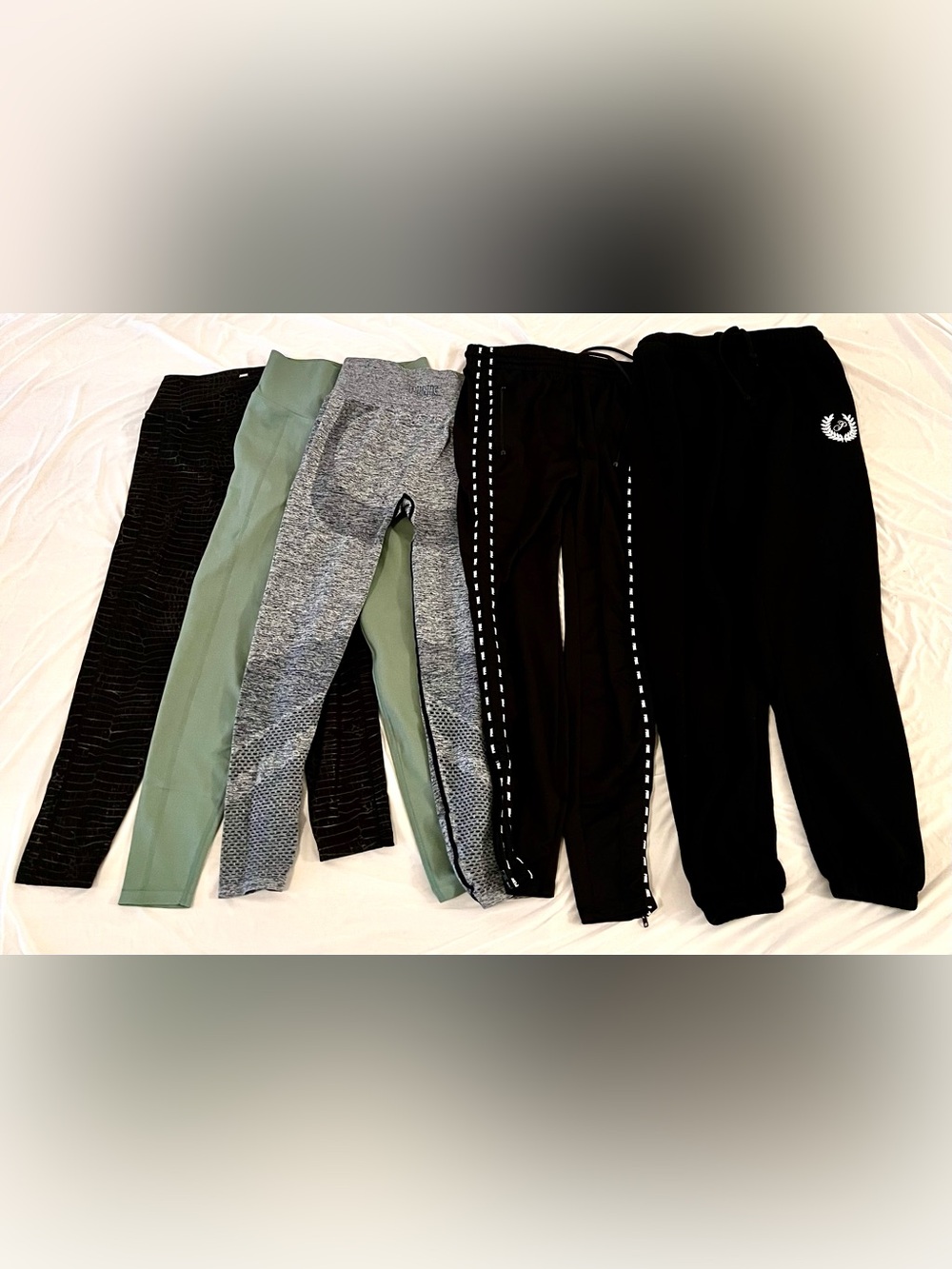 New Lot/5 PINK Victoria’s Secret Leggings Track Pants Yoga Size S